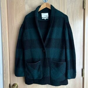 Aritzia Wilfred Free Women's Green Plaid Jacket